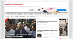 Desktop Screenshot of ethiopiaforums.com