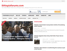Tablet Screenshot of ethiopiaforums.com
